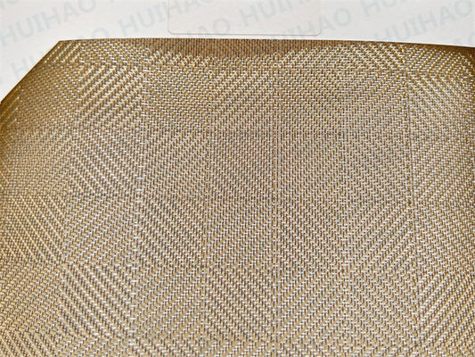 Bakır Esnek Dokuma Metal Kumaş Lamine Cam 0.5mm