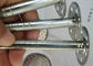 Galvanizli Çelik Metal Yalıtım Tamponları, Taşyünü Yalıtım Pimleri M8 x 110