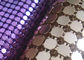 Kullanılan 6mm Kare Flake Dekoratif Alüminyum Metalik Kumaş Renkli Perdelik