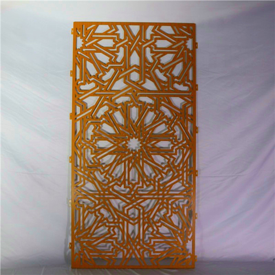1220x3050mm Dış Cephe Çiti için Lazer Kesim Alüminyum Mesh Panel