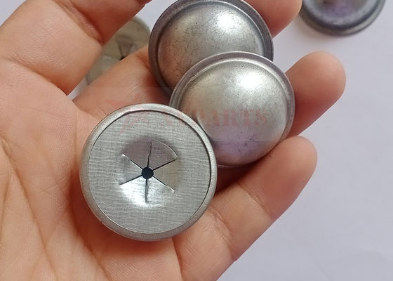 7/8 "Stainless Steel Dome Kapalı 14 Gauge İzolasyon Pins için yıkayıcılar