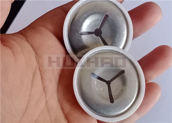 7/8" 22mm Paslanmaz Çelik Kendini Kilitleyen Kapaklar 7.8mm Yükseklik X 22mm OD Isı ve Akustik Izolasyon Malzemelerini Bağlamak İçin
