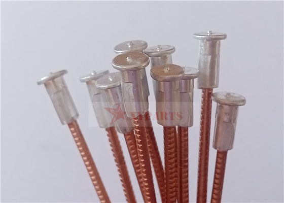 Gemi inşaatı M3x90mm Alüminyum tabanlı bakır kabuklu çelik çivi ile Bimetallik Cd Pins
