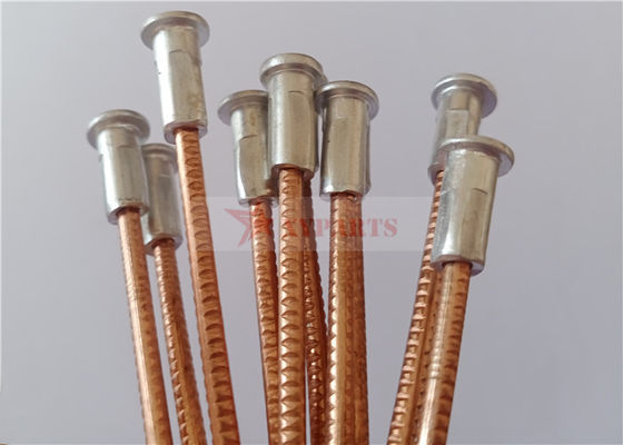 Gemi inşaatı M3x90mm Alüminyum tabanlı bakır kabuklu çelik çivi ile Bimetallik Cd Pins