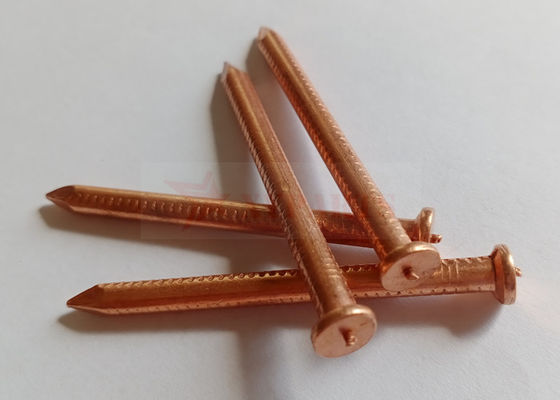Gemi Bölme Kaynağı için 4x245mm CD Saplama Kaynak Yalıtım Pimleri Bakır Kaplama Yumuşak Çelik