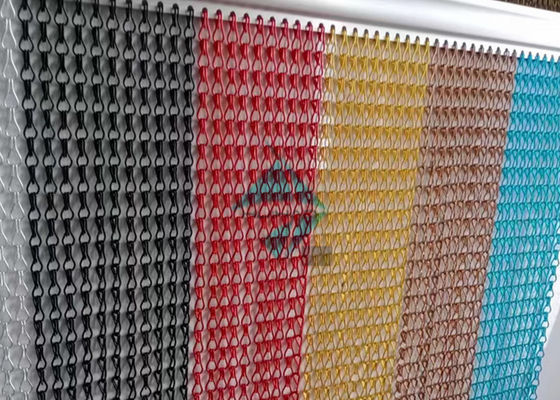 Anodize Alüminyum Kapı Zinciri Farklı Renkli Uçan Perde