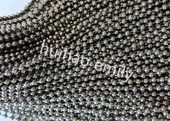 Silah Metal Renkli Top Zinciri Hotel Dekorasyonu İçin Mermerli Perde Perde