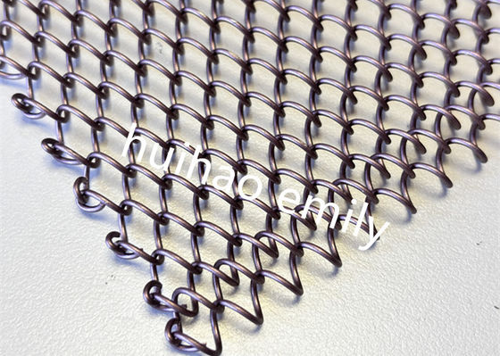 İç tasarım için kullanılan yangın geçirmez metal örgü duş perdeleri