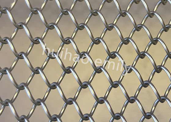 1Restoran Dekorasyonu İçin.2mm Tel Alüminyum Metal Mesh Perdeler