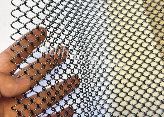 1Restoran Dekorasyonu İçin.2mm Tel Alüminyum Metal Mesh Perdeler