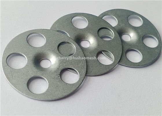 Ahşap veya metal çubuklar için galvanizli çelik yalıtım levhası yıkayıcı bağlayıcılar 1-1/4 "