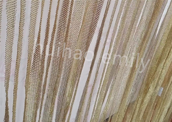 Paslanmaz çelik 7mm Ring Mesh Zincir Posta Perde