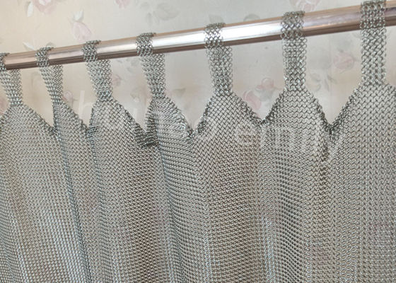 Tab Top Tip 7mm Metal Ring Mesh Perde Paslanmaz Çelik 316L