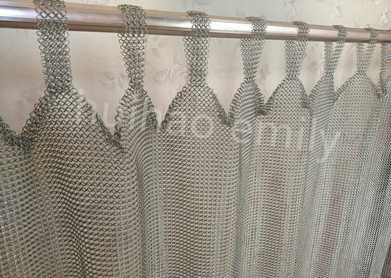 Tab Top Tip 7mm Metal Ring Mesh Perde Paslanmaz Çelik 316L