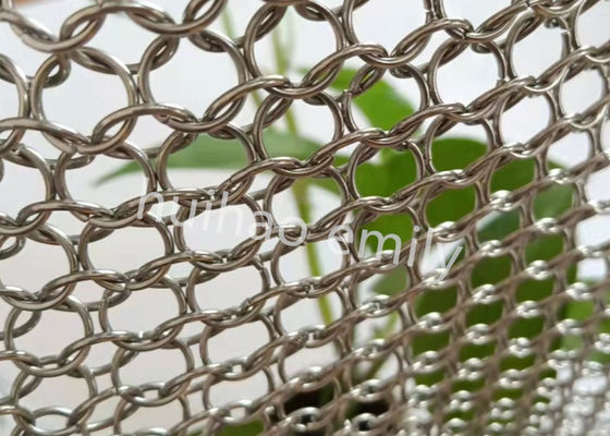 Yangın önleme restoran bölme için Metal Ring Mesh Perde