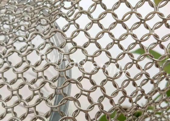 Yangın önleme restoran bölme için Metal Ring Mesh Perde