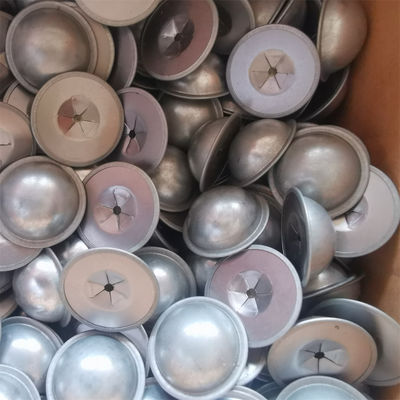 Galvanizli çelik 28 mm Kubbe Kapak yıkayıcılar 3 mm tırnakları tamir etmek için