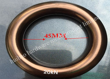 Emniyet Kemeri Aksesuarları İçin 45mm Çapında Alüminyum Alaşımlı Yuvarlak Halka