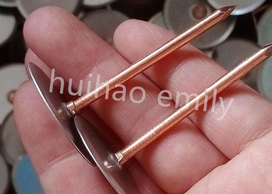 38mm Bakır Kaplı Kaplı Başlı Kaynak Pin İzolasyon Kanalı için