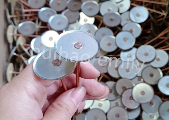 38mm Bakır Kaplı Kaplı Başlı Kaynak Pin İzolasyon Kanalı için
