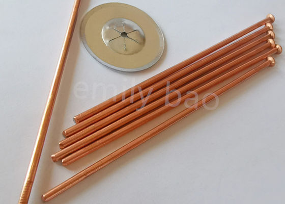 CD Weld Stud-3mm Bakır kaplama yalıtımlı yatay uçlu kaynak iğneleri