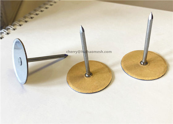 1" Kupa Başlı Kaynak Pimleri Hava Kanalı Yalıtım Bağlantı Elemanları, kanal sargısı, astar ve yalıtım için