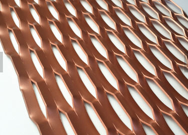 Dekoratif Metalik Ekranlar İçin 3D Genişletilmiş Metal Mesh