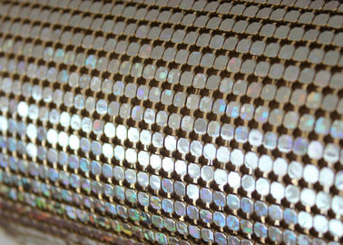 4mm Altın Renk Alüminyum Sequin Otel Dekorasyonu İçin Metal Ağı