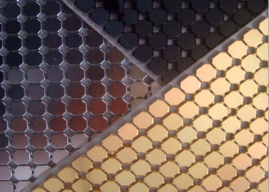 4mm Altın Renk Alüminyum Sequin Otel Dekorasyonu İçin Metal Ağı
