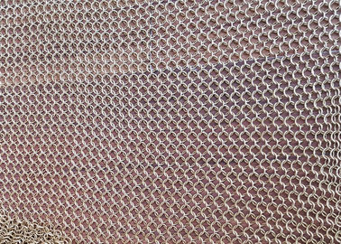 Mimari Draperi Metal Halka Örgü İzolasyon Duvar Ekranı İçin