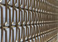 Paslanmaz Çelik Halat Dekoratif Tel Örgü, Asansör Salonu için Bronz sanat mesh