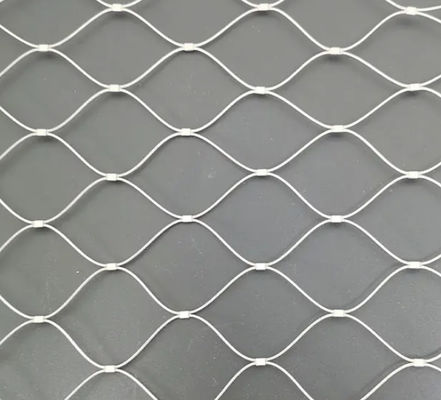 Mimarlık Esnek 2'' X 2' SS304 Güvenlik için İp Ağı