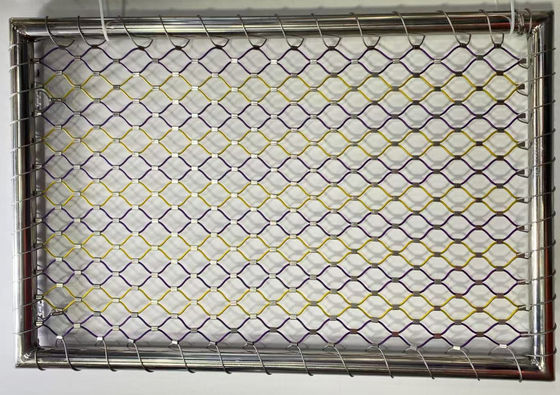 Sıvı Inox 304 Esnek Dikiş İp Ağı Güvenlik Çitleri için