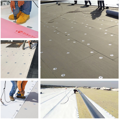Çatı zarlarını bağlamak için kullanılan 60 mm yalıtımlı metal plaka Galvalume kaplı çelik