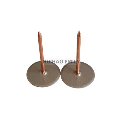 12 Gauge 7/8 "Kondensatör Serbestleme Cd Mini Cup Başlıca Duct Liner için Saldırma Pinleri