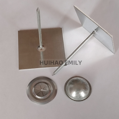 2.7mm Galvanizli Çelik Kendinden Yapışkanlı Yalıtım Çubuğu Pimleri Sabitleme Kaya Yünü Katmanı