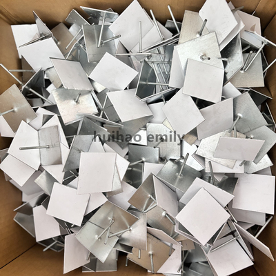 2.7mm Galvanizli Çelik Kendinden Yapışkanlı Yalıtım Çubuğu Pimleri Sabitleme Kaya Yünü Katmanı