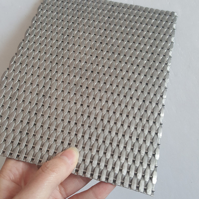 SS Metal Asansör Kabinleri için Dekoratif Tel Ağı