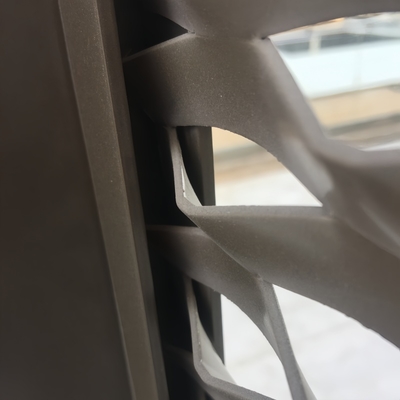 PVDF Kaplı Kanca Kadar Çerçeve Dış Curtan Duvar Paneli İçin Genişletilmiş Metal Hasır