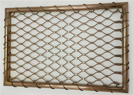 Esnek ve Dayanıklı Paslanmaz Çelik Kablo Örgü Çit Korkuluk Dolgu Ağı