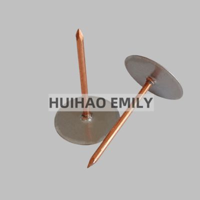 50mm Galvanizli Çelik Fincan Başlı Kaynak Pimleri İmal Edilmiş İç Yalıtımı Sabitlemek İçin