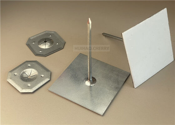 2-1/2 "HVAC kanal sistemindeki termal ve akustik yalıtımları bağlamak için sert yalıtım için çubuk çubukları