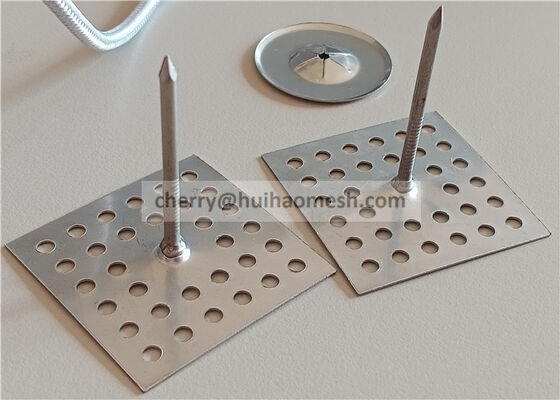 Fiberglas veya Mineral Yün Levhayı Sabitlemek İçin Kullanılan Paslanmaz Çelik Delikli Yalıtım Pimleri