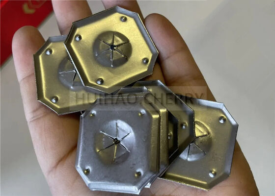 1-1/4 "korozyona dayanıklı kendi kendine kilitlenme yıkayıcı 316 paslanmaz çelik kare kilitlenme yıkayıcı kaya yünü yalıtım için