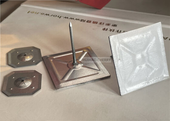 Rockwool Yalıtım Sabitleme Kendinden Yapışkanlı Yalıtım Çubuklu Pimler 12 Ölçü 1-1/2" Kare Kilitli Rondelalı