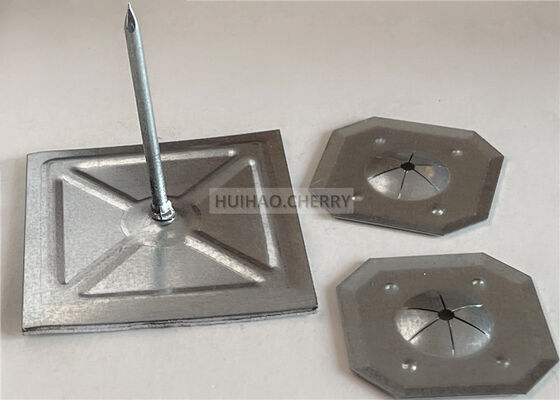 Rockwool Yalıtım Sabitleme Kendinden Yapışkanlı Yalıtım Çubuklu Pimler 12 Ölçü 1-1/2" Kare Kilitli Rondelalı