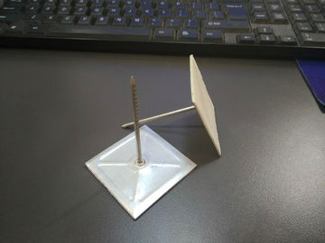 2.7mm X 70mm Kendine Yapışkan Kaya Yünü Pini 50 X 50 mm Tozlama için Temel