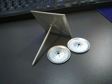 2.7mm X 70mm Kendine Yapışkan Kaya Yünü Pini 50 X 50 mm Tozlama için Temel