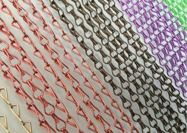 2mm Hook Link Tipi Metal Mesh Perde Pencere Kapısı Uçan Perde