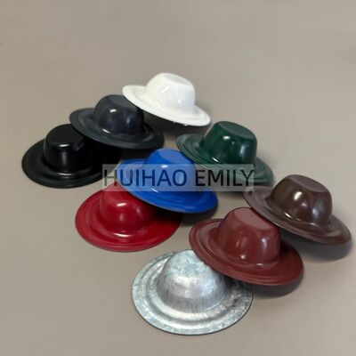35mm Waterproof Metal Roof Screw Cap Cover Colorful Corrugated Roofing Sheet
